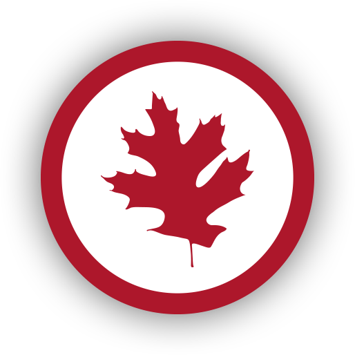 Red Oak Kitchen Icon Logo with shadow